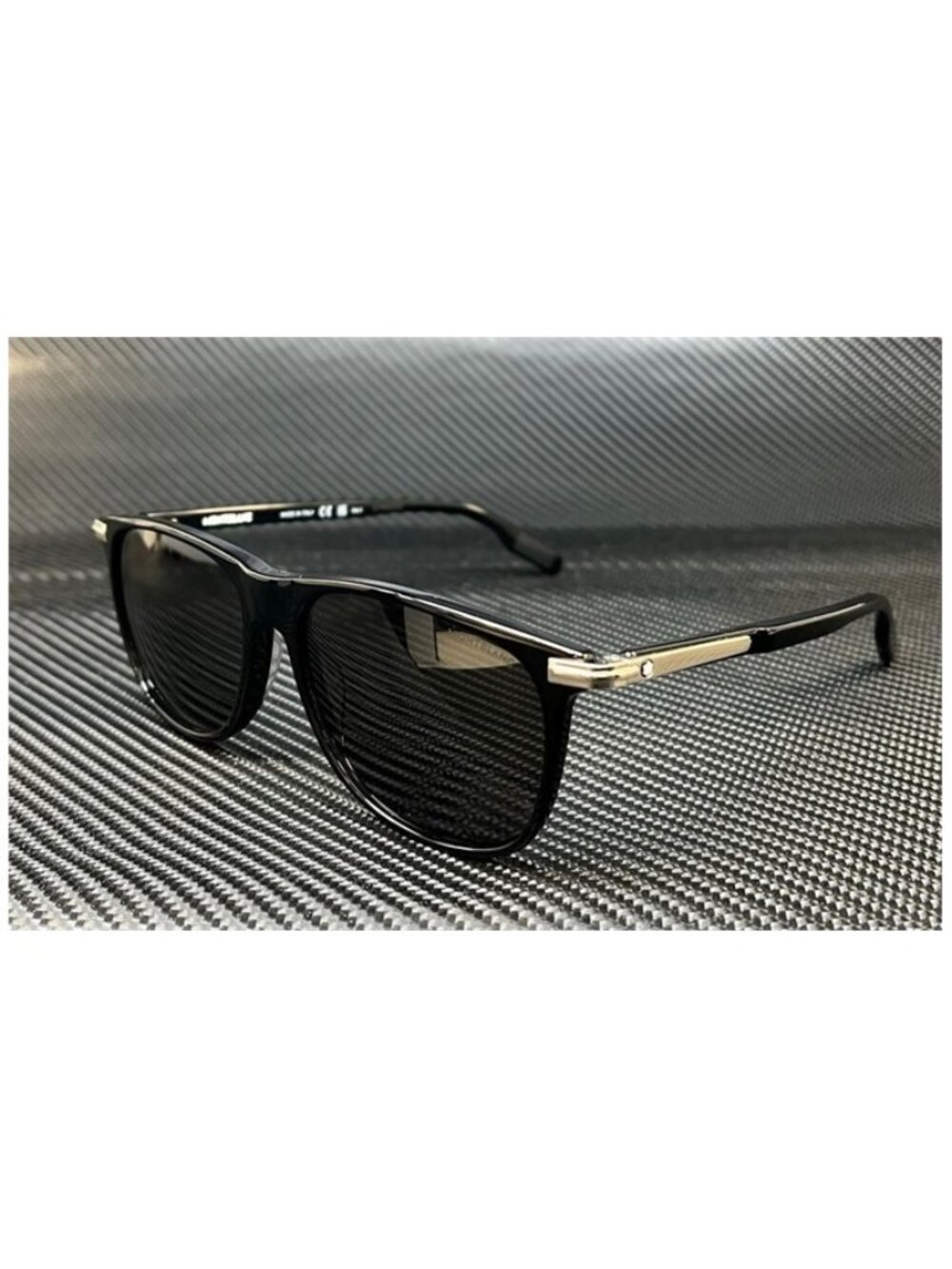 New Mont Blanc Men  Black Sunglasses  56- 16- 145